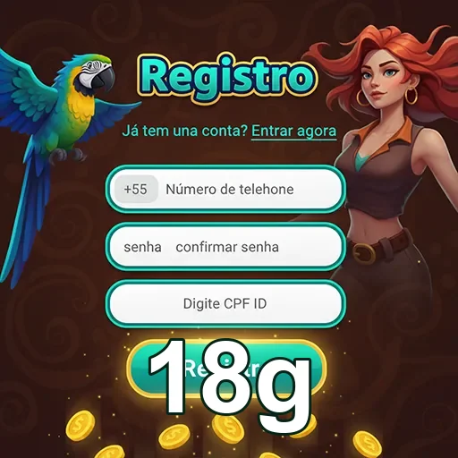 Imagem do cadastro VIP de serviços no site 18g, destacando benefícios e opções exclusivas.